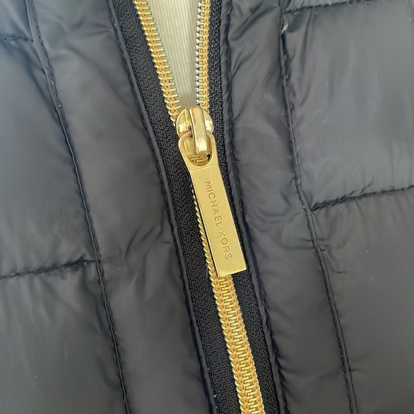 Michael Kors Black Puffer Zip Jacket - Picture 7 of 12